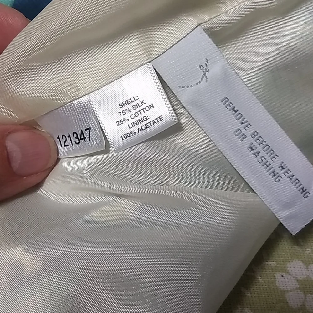 Ann Taylor Loft Floral Silk Skirt